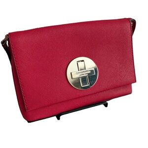 Kate Spade Cedar Street Red Saffiano Leather Turnlock Crossbody